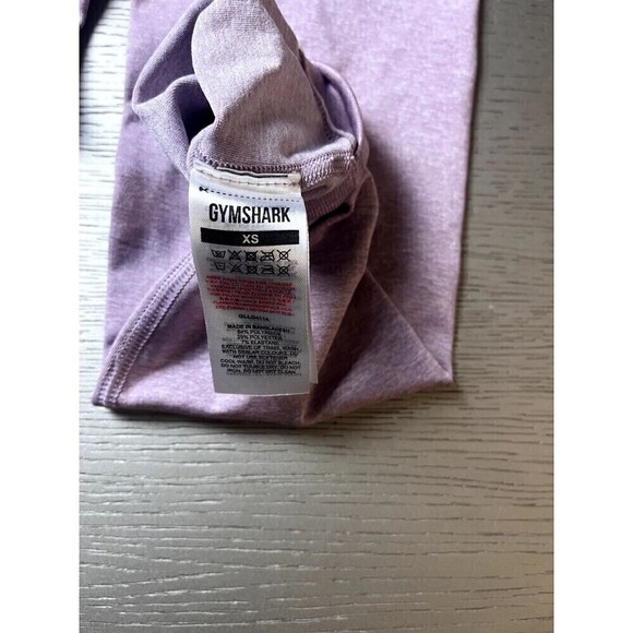 Gymshark Women's Adapt Marl Seamless Leggings Light Purple XS New 22" Inseam - Picture 7 of 7